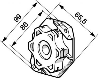Somfy Adapterlager NHK (9910051)