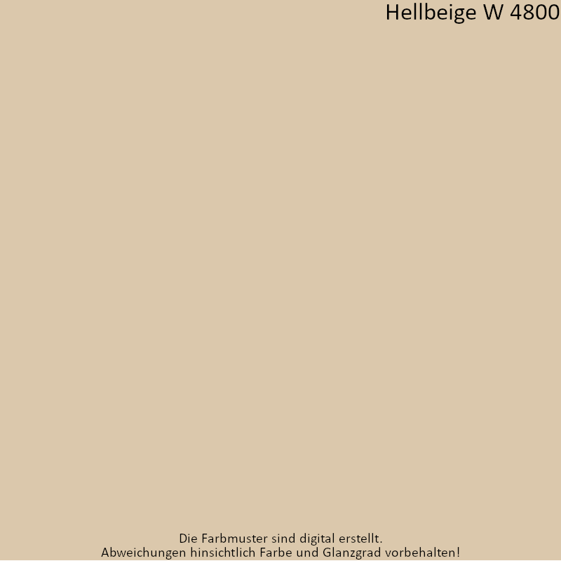 Farbe Behang - Hellbeige W 4800