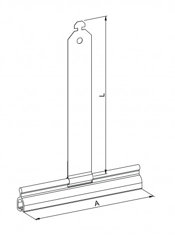 Eckermann Mini-Aufh&auml;ngefeder mit Nase, 123mm kunststoffbeschichtet (18058A)