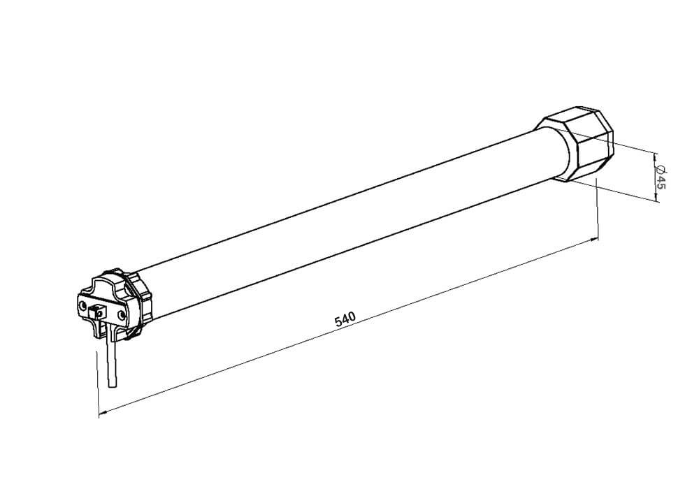 WIR eROHRMOTOR 10 Nm Standard (1004-000011)