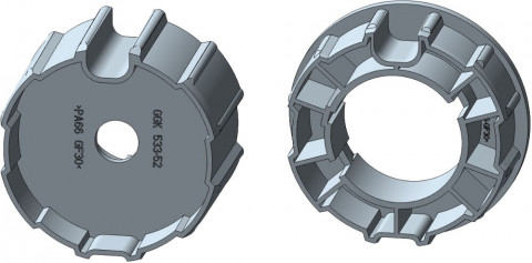Rademacher Adapter Set D85/45 f&uuml;r Flach-/Rundnut