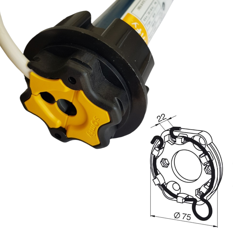 SOMFY Einsteckantrieb Altus 60 RTS  55/17