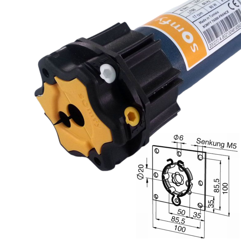 SOMFY Einsteckantrieb HiPro LT60  80/12 Sirius PA