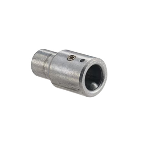 Somfy J4 Wellenadapter Rundwelle mit Nut 14 mm x 60&deg; + M5x5 Gewindestift eingedreht (9017802)