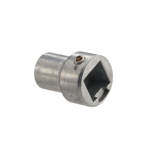 Somfy J4 Wellenadapter Vierkantwelle kurz 12 mm + M5x5 Gewindestift eingedreht (9017328)