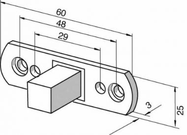 Somfy Adapterset f&uuml;r Selve-Lager m. 12er Vierkant (9013594)