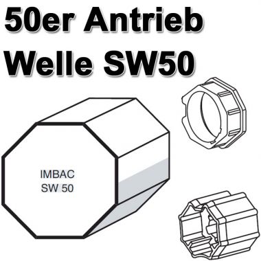 Somfy Adapter und Mitnehmer LT50 f&uuml;r SW50