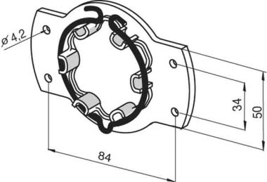 Somfy Universal-Antriebslager Blendkappe (9410715)