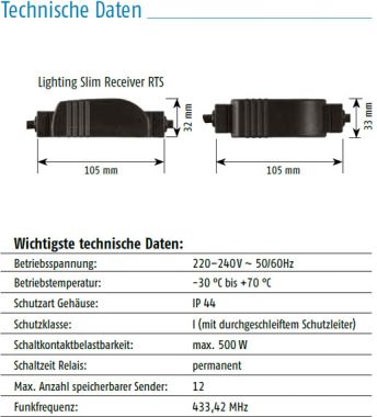 Somfy Lighting Slim Receiver RTS (1822215)