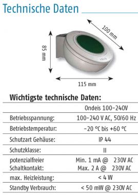 Somfy Regenf&uuml;hler Regensensor Ondeis (9016345)