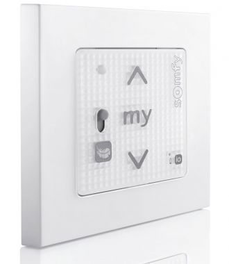 Somfy Smoove RS100 io - Pure inkl. 2 Befestigungsplpatten (1811318)